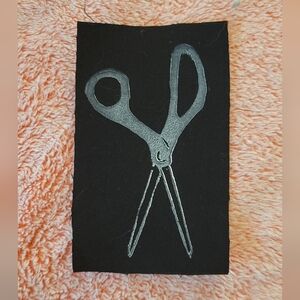 Iron-on Scissors Patch